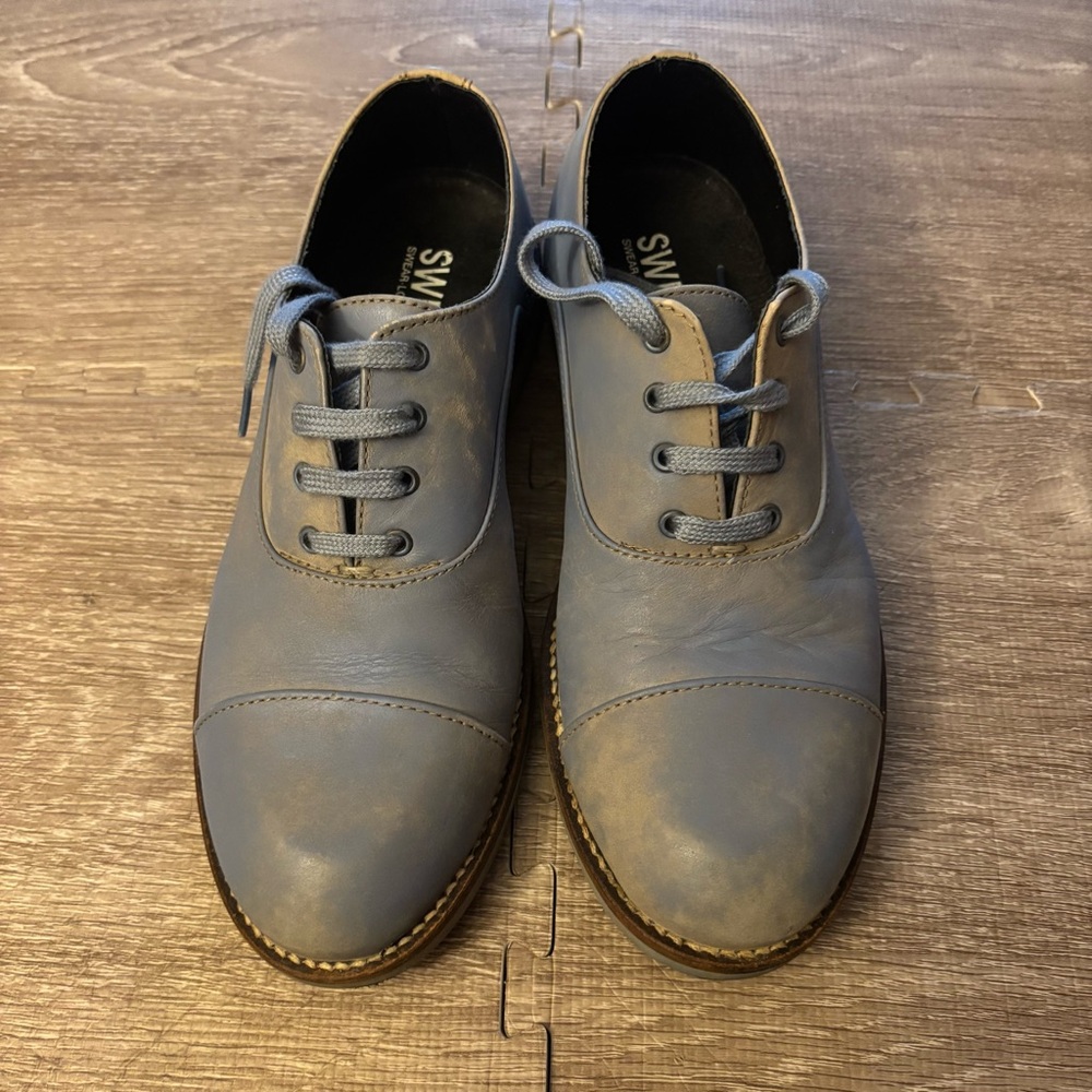 Women’s Swear-London Charlotte 1 Blue Distressed Shoes Size 6.5